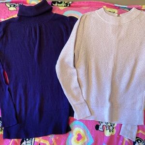 🍆2 Women’s Sweaters, size Small